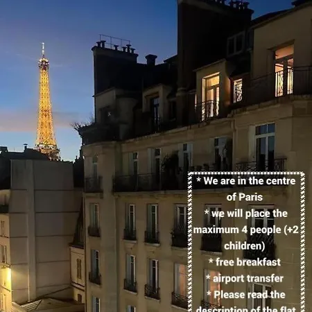 Studio Lumineux Vue Tour Eiffel Apartment Paris