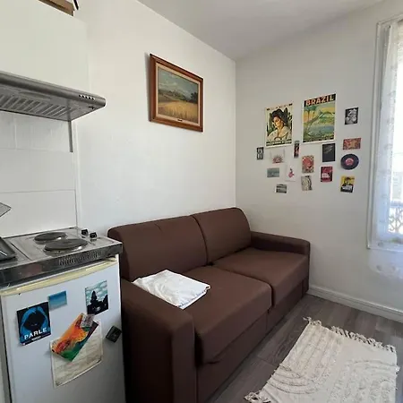 Apartment Studio Lumineux Vue Tour Eiffel Paris